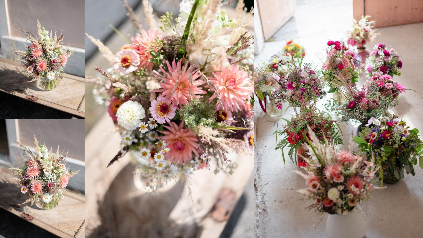 Dahlien Straus aus Dahlien