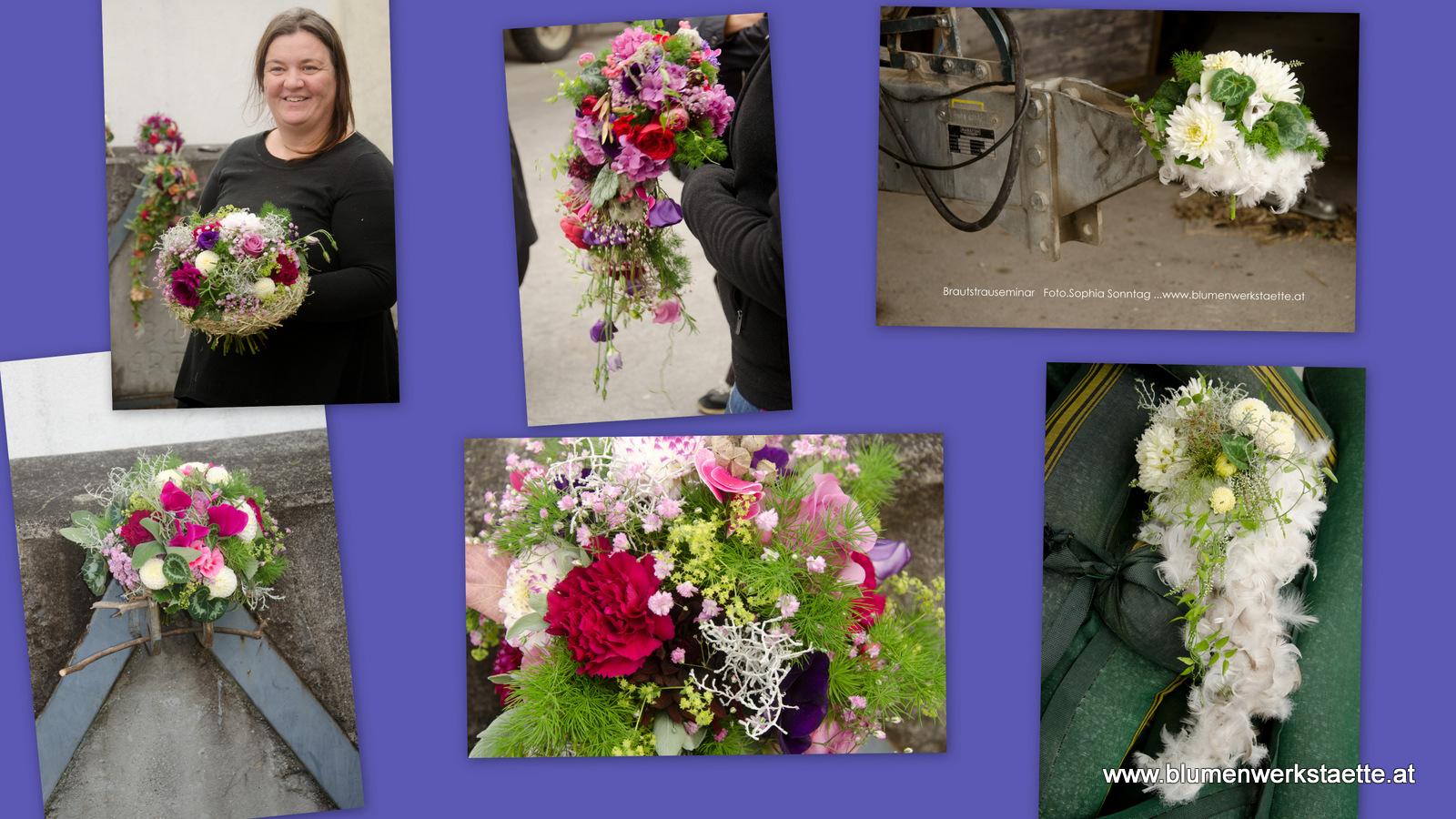 Sommerbrautsträuße 