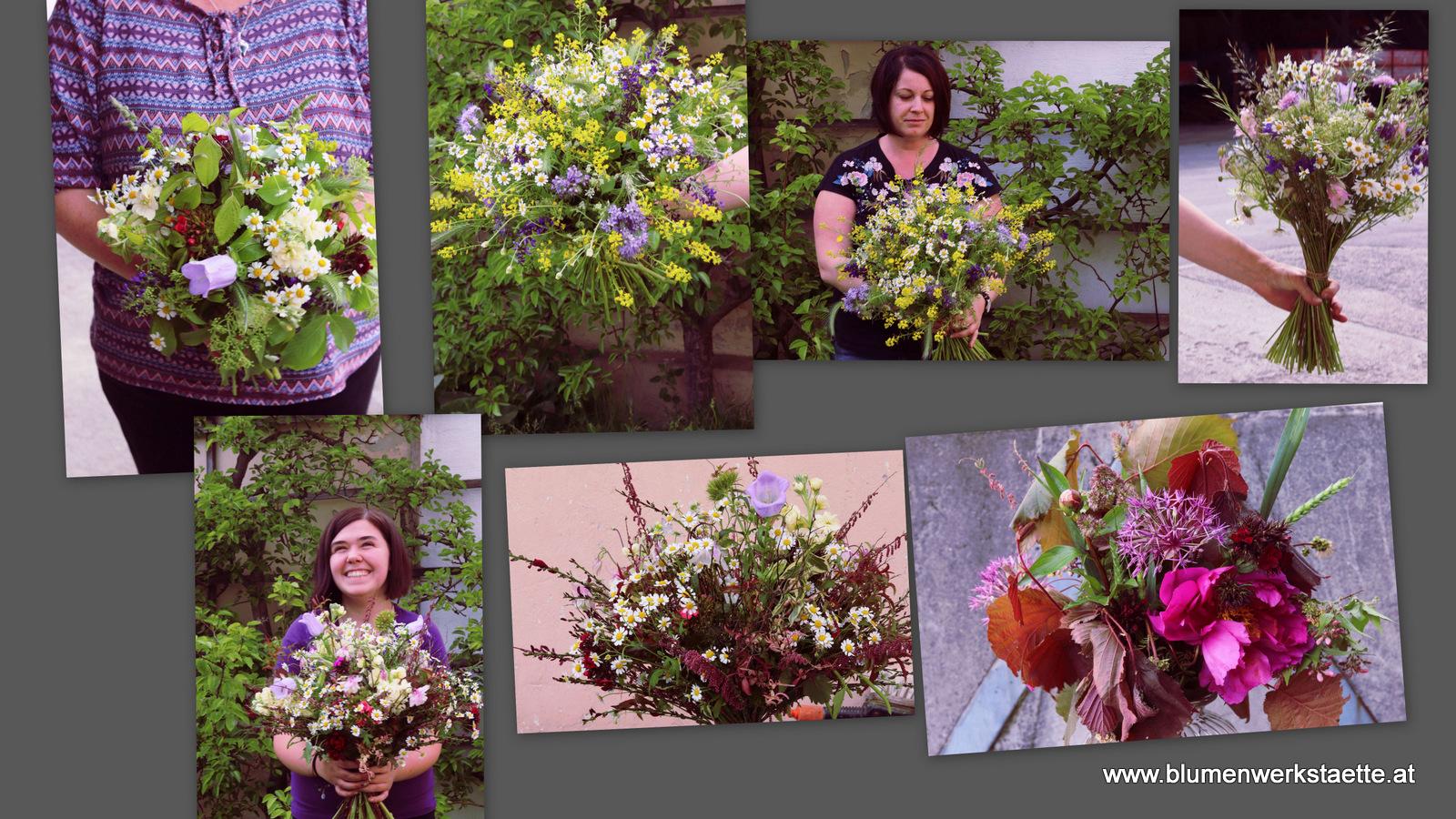 Sommersträuße im August 